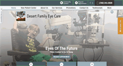 Desktop Screenshot of desertfamilyeyecare.com